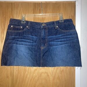Chic Blue Denim Mini Skirt